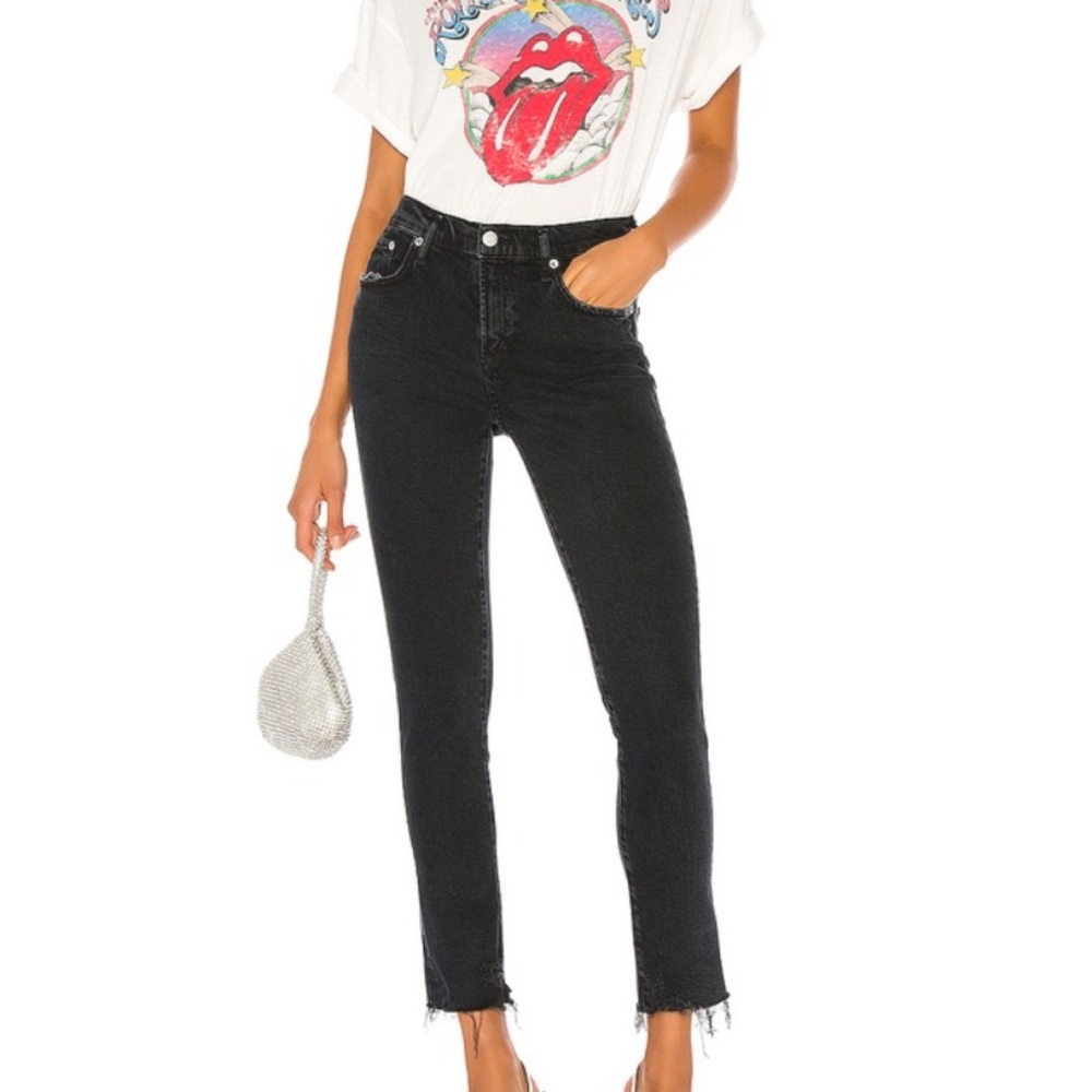 Agolde Toni Mid Rise Slim in Feral